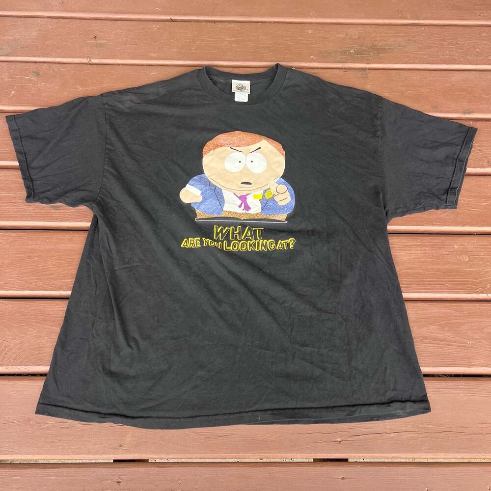 2005 Comedy Central South Park Cartman 'What Are You Looking At?' Shirt 3XL
